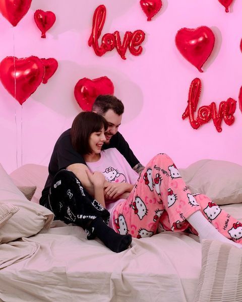Штаны &laquo;Hello Kitty&raquo; черные KTP02 фото